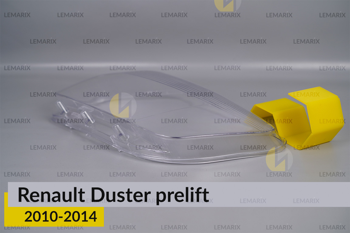 Скло фари Renault Duster (2010-2014) дорест ліве