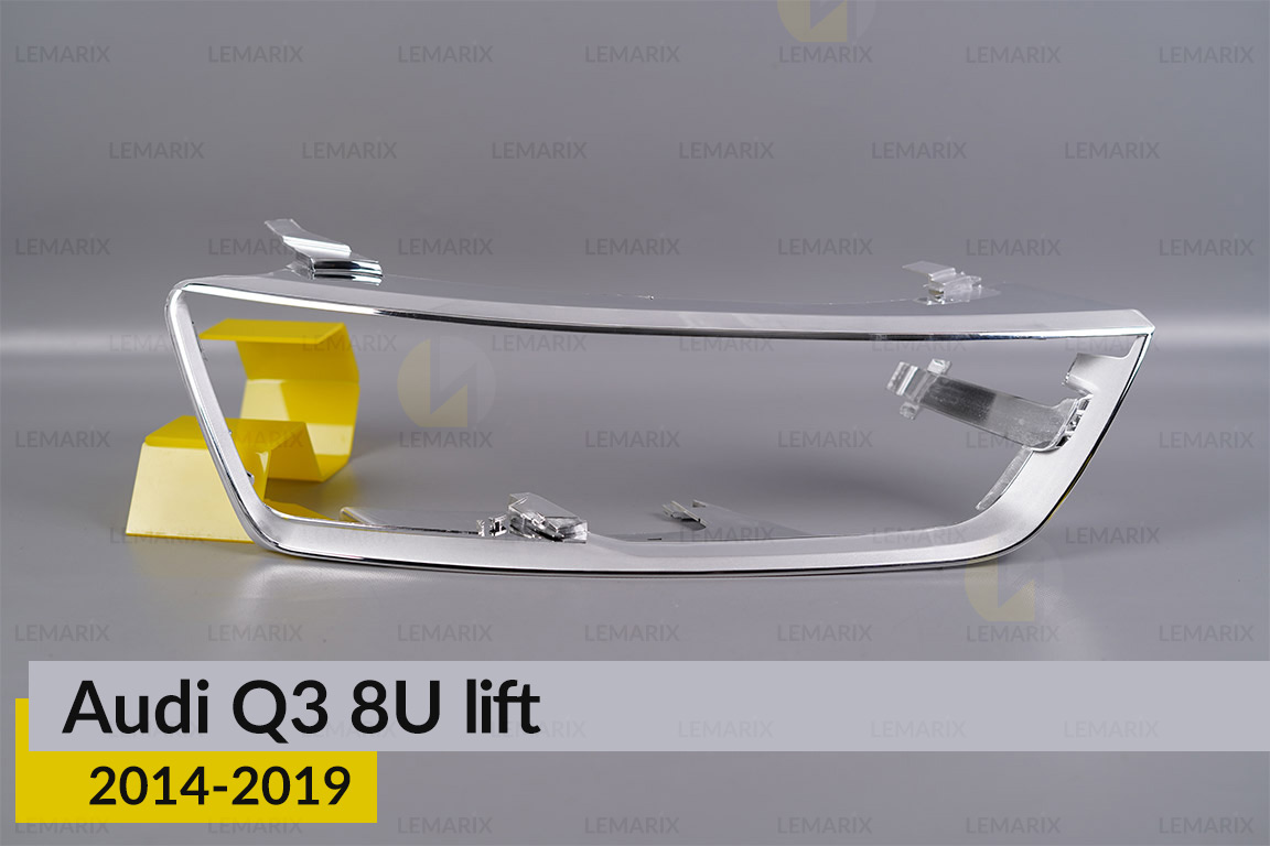 Хромована декоративна маска основна Audi Q3 8U (2014-2019) рест права