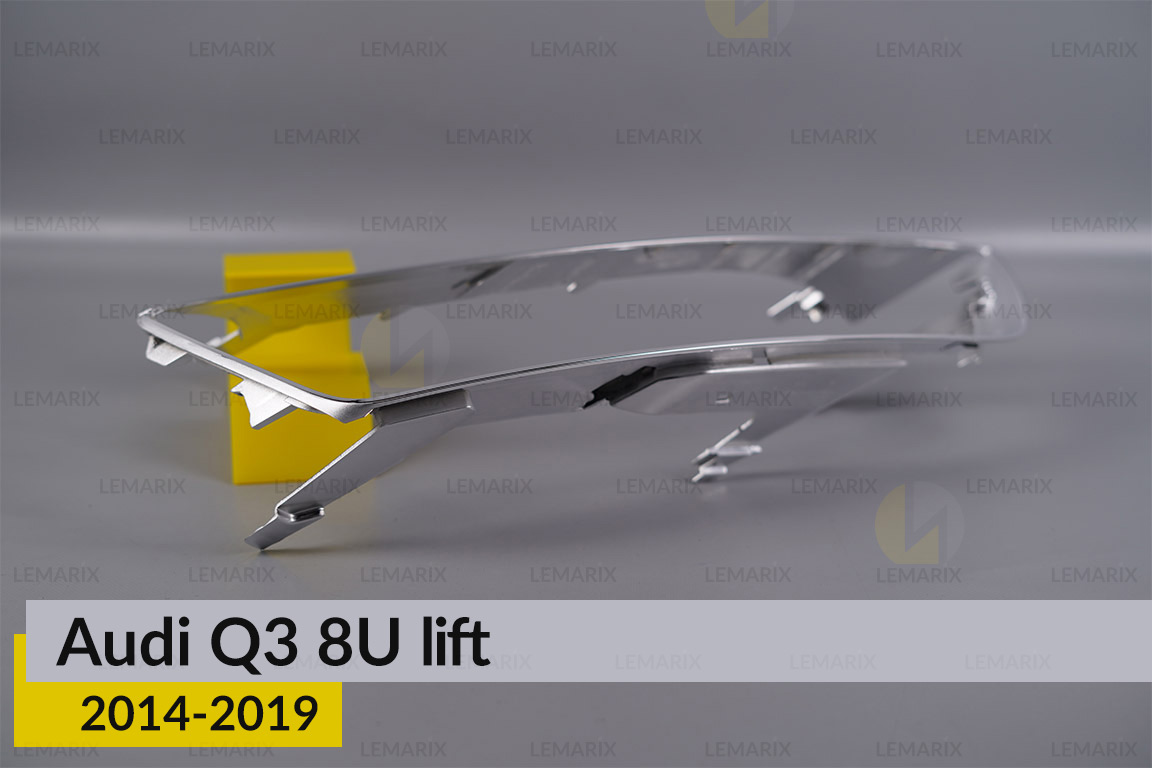 Хромована декоративна маска основна Audi Q3 8U (2014-2019) рест права