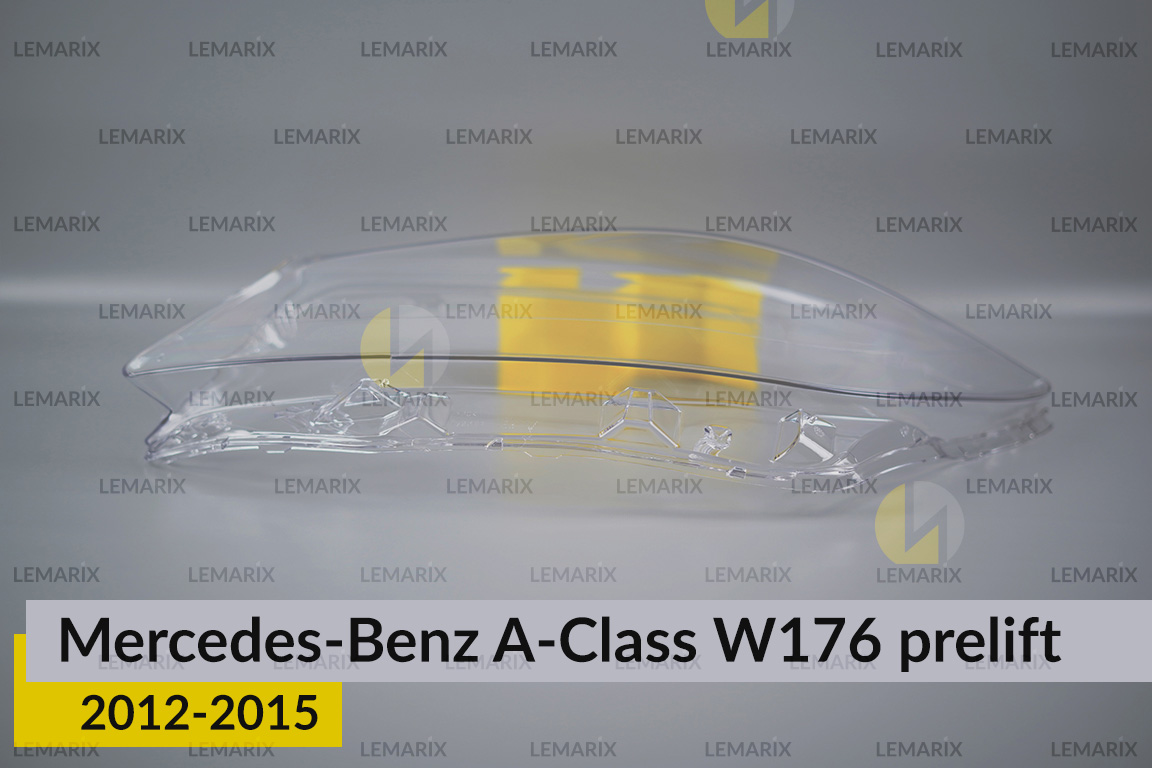 Скло фари Mercedes-Benz A-Class W176 (2012-2015) дорест ліве