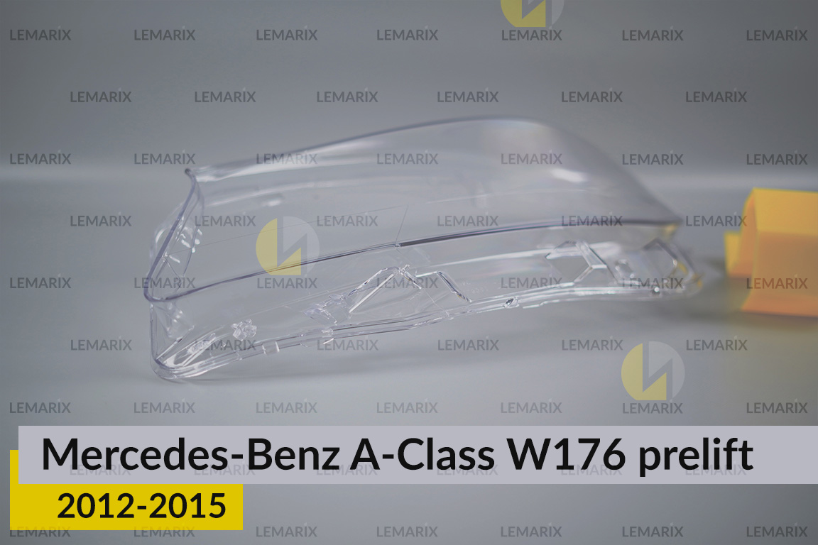 Скло фари Mercedes-Benz A-Class W176 (2012-2015) дорест ліве