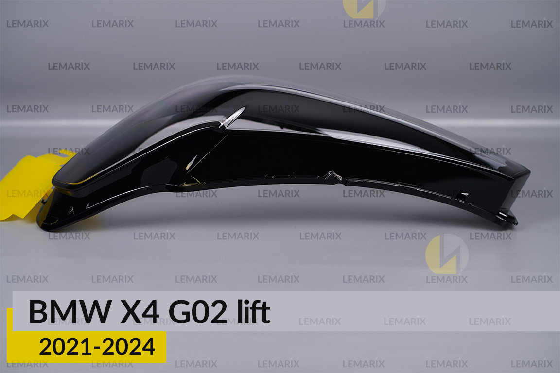 Скло фари BMW X4 G02 (2021-2024) рест ліве