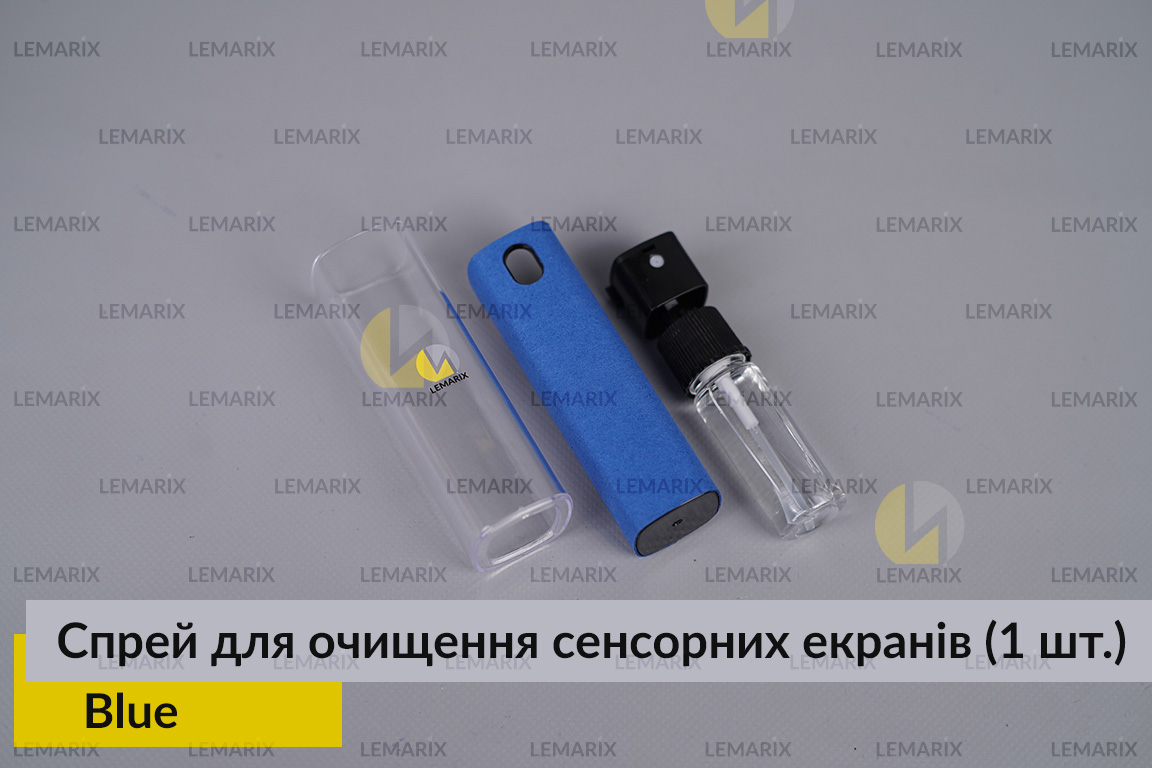 Спрей портативний для очищення сенсорних екранів Blue Lemarix
