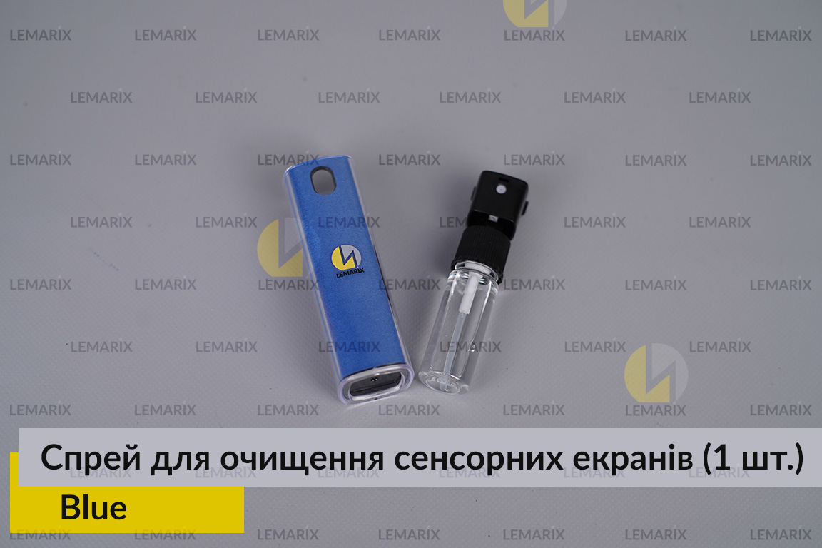 Спрей портативний для очищення сенсорних екранів Blue Lemarix