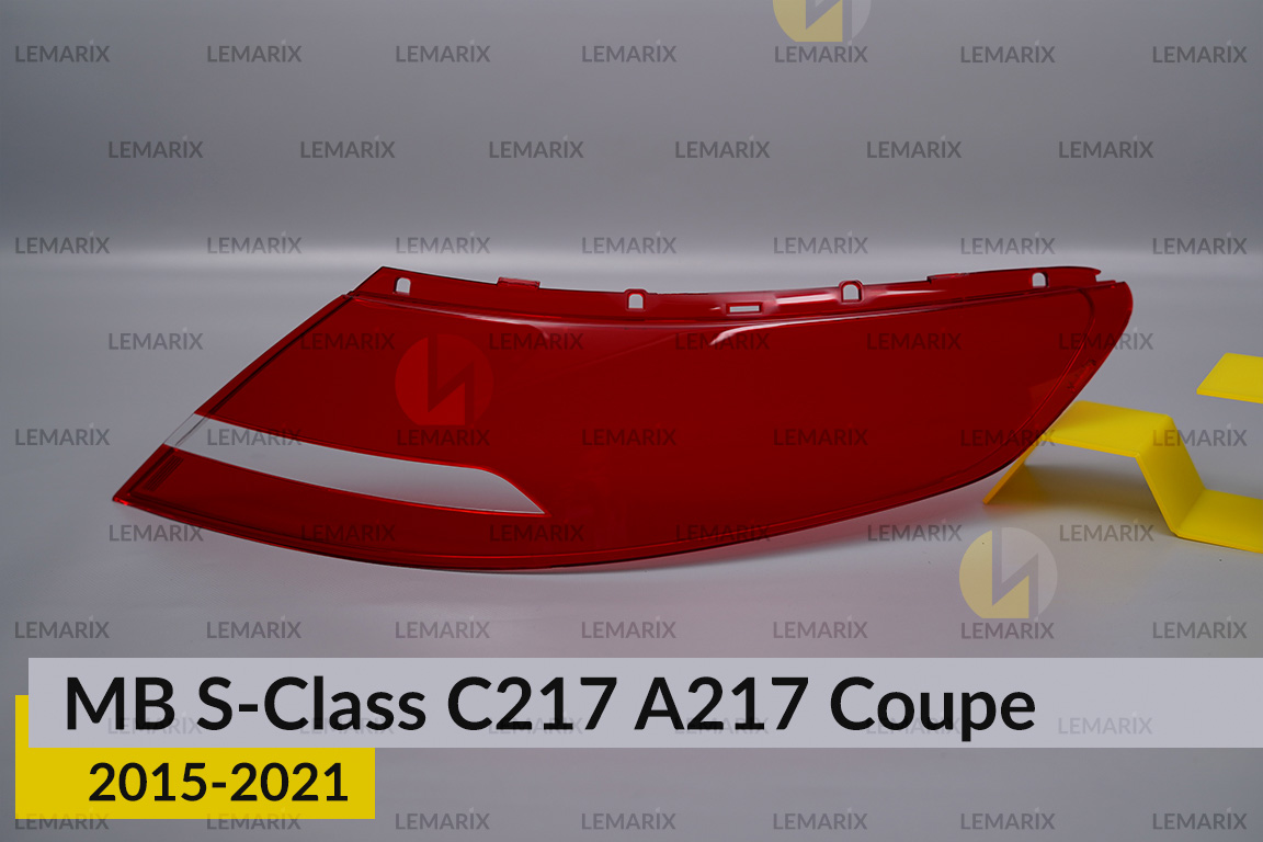 Скло заднього ліхтаря зовнішнє в крилі Mercedes-Benz S-Class C217 A217 Coupe (2015-2021) праве