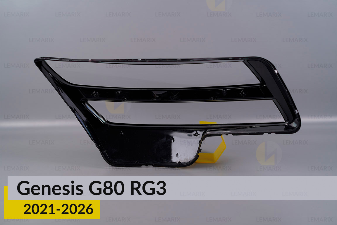 Скло фари Genesis G80 RG3 (2021-2026) ліве