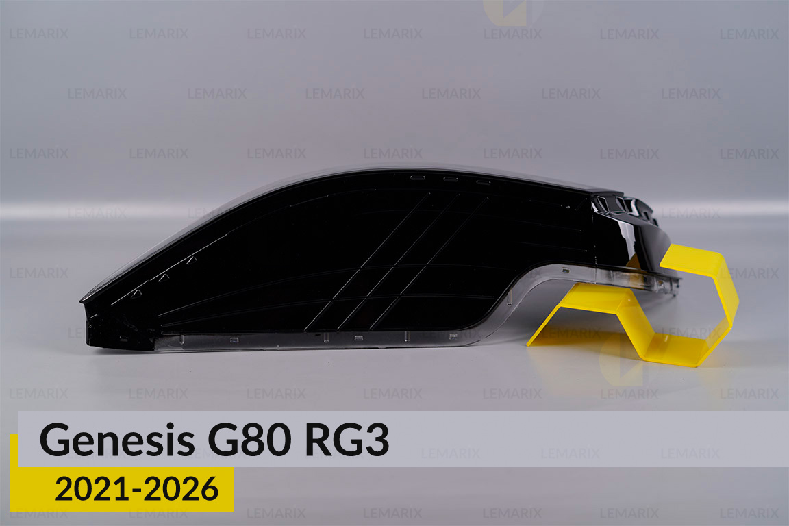 Скло фари Genesis G80 RG3 (2021-2026) ліве