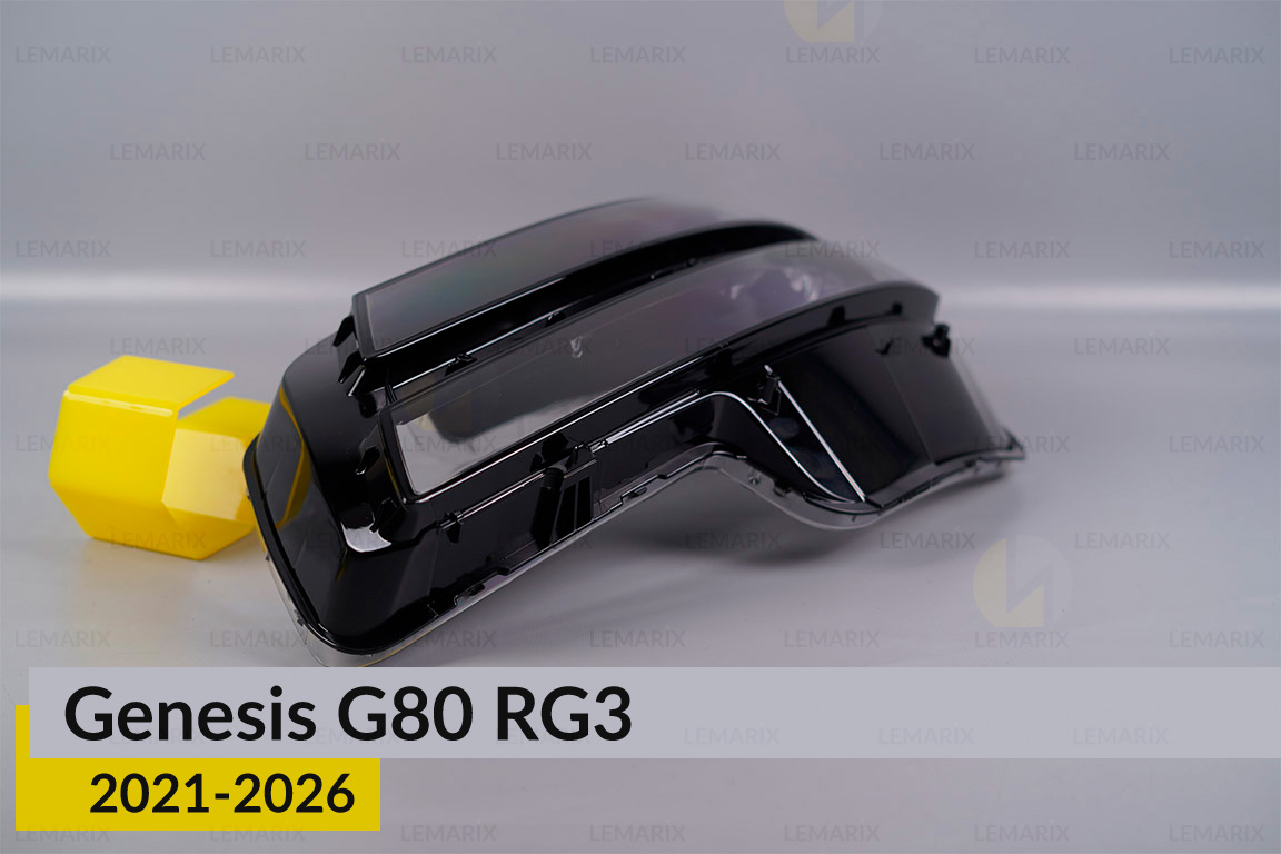 Скло фари Genesis G80 RG3 (2021-2026) ліве