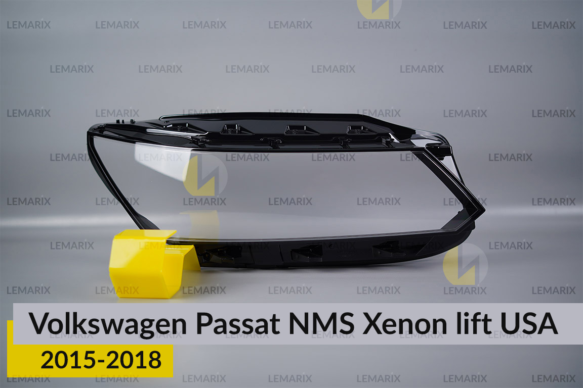 Скло фари VW Volkswagen Passat NMS Xenon USA (2015-2018) рест праве