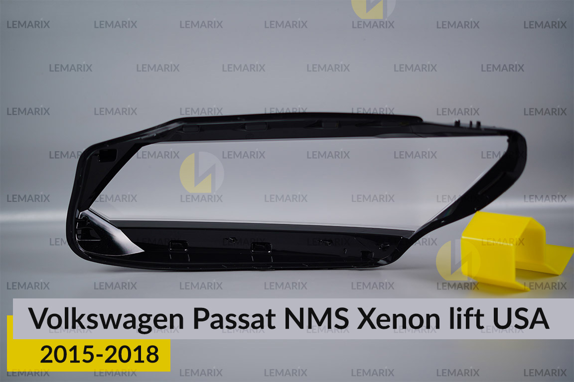 Скло фари VW Volkswagen Passat NMS Xenon USA (2015-2018) рест праве