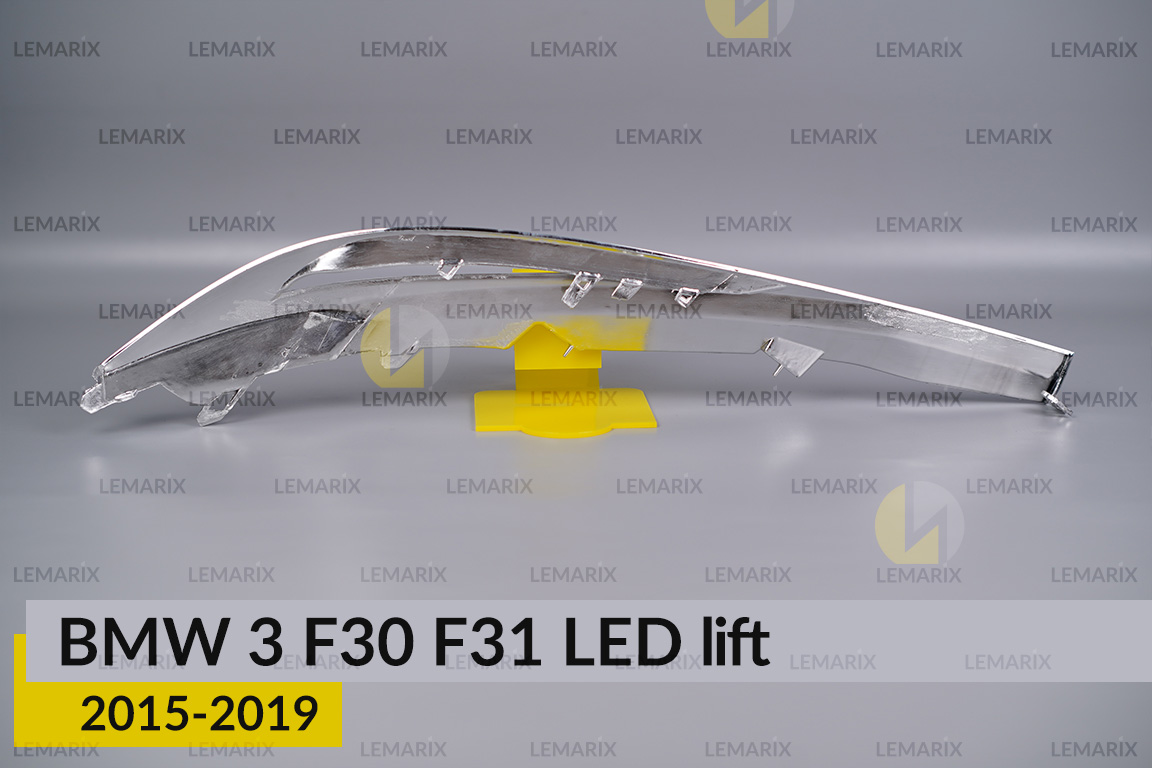 Хромована декоративна маска верхня BMW 3 F30 F31 LED (2015-2019) рест права