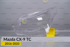 Стекло фары Mazda CX-9 TC (2016-2024) левое