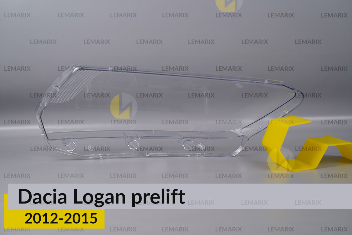 Скло фари Dacia Logan (2012-2015) дорест праве