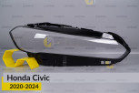 Скло фари Honda Civic (2020-2024) праве