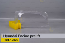 Стекло фары Hyundai Encino (2017-2020) дорест правое