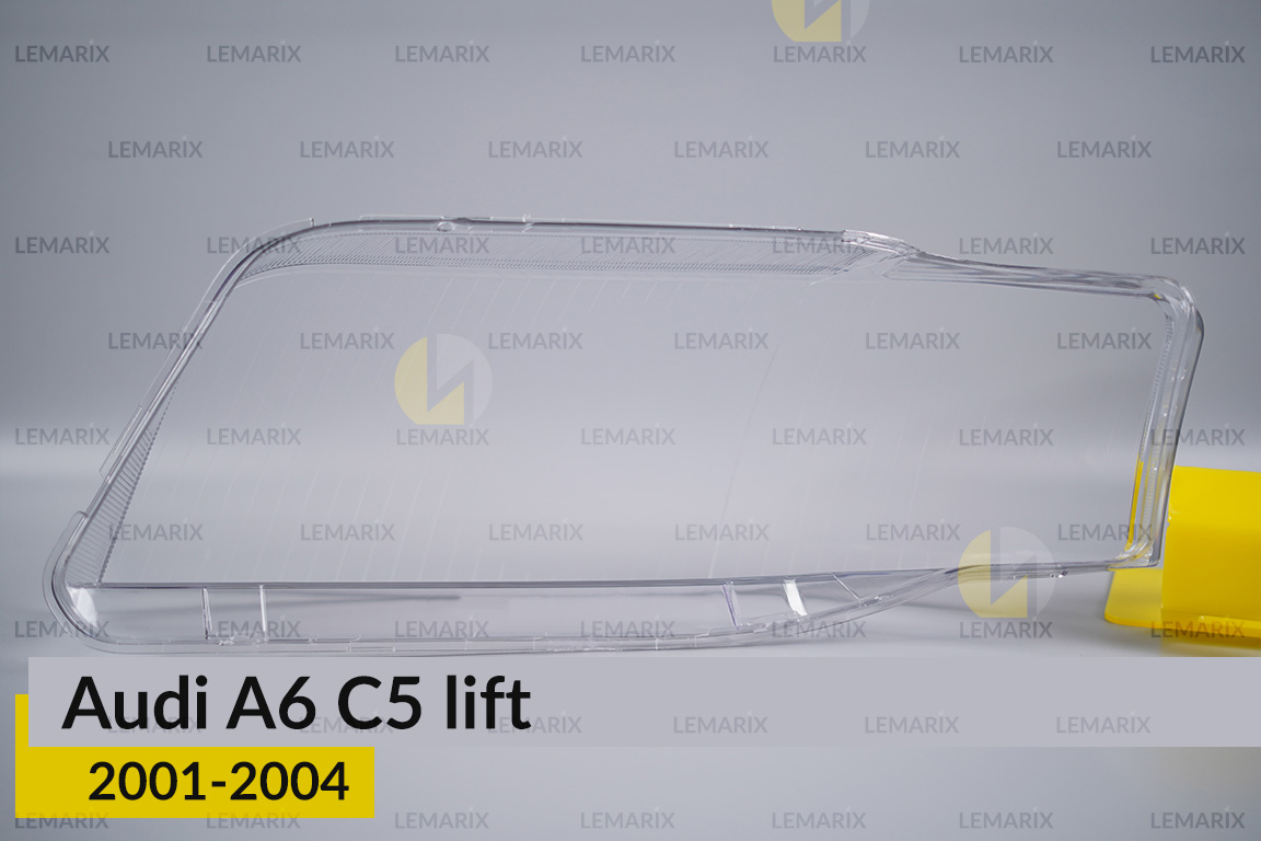 Скло фари Audi A6 C5 (2001-2004) рест праве