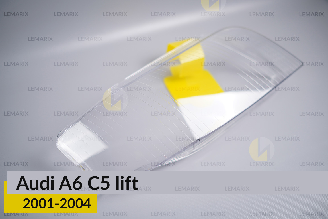 Скло фари Audi A6 C5 (2001-2004) рест праве