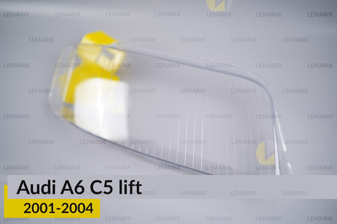 Скло фари Audi A6 C5 (2001-2004) рест праве
