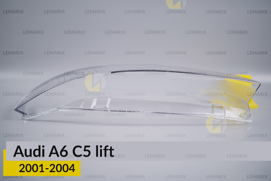 Скло фари Audi A6 C5 (2001-2004) рест праве