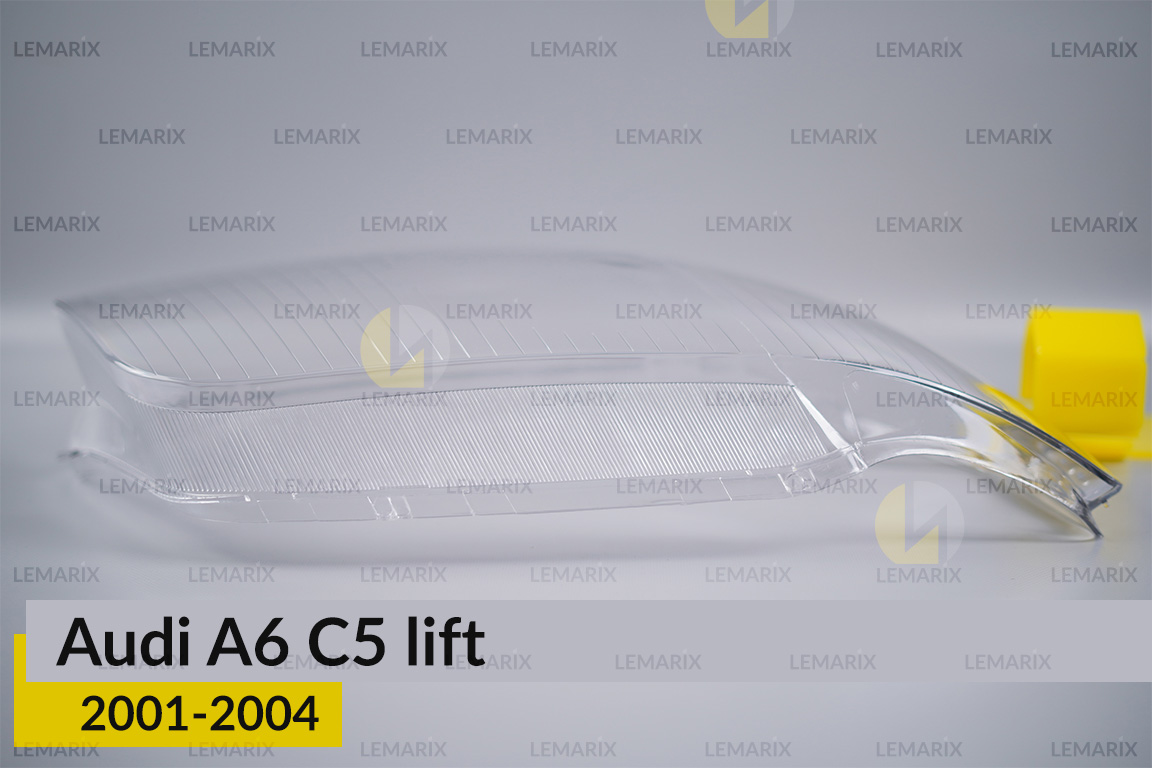 Скло фари Audi A6 C5 (2001-2004) рест праве