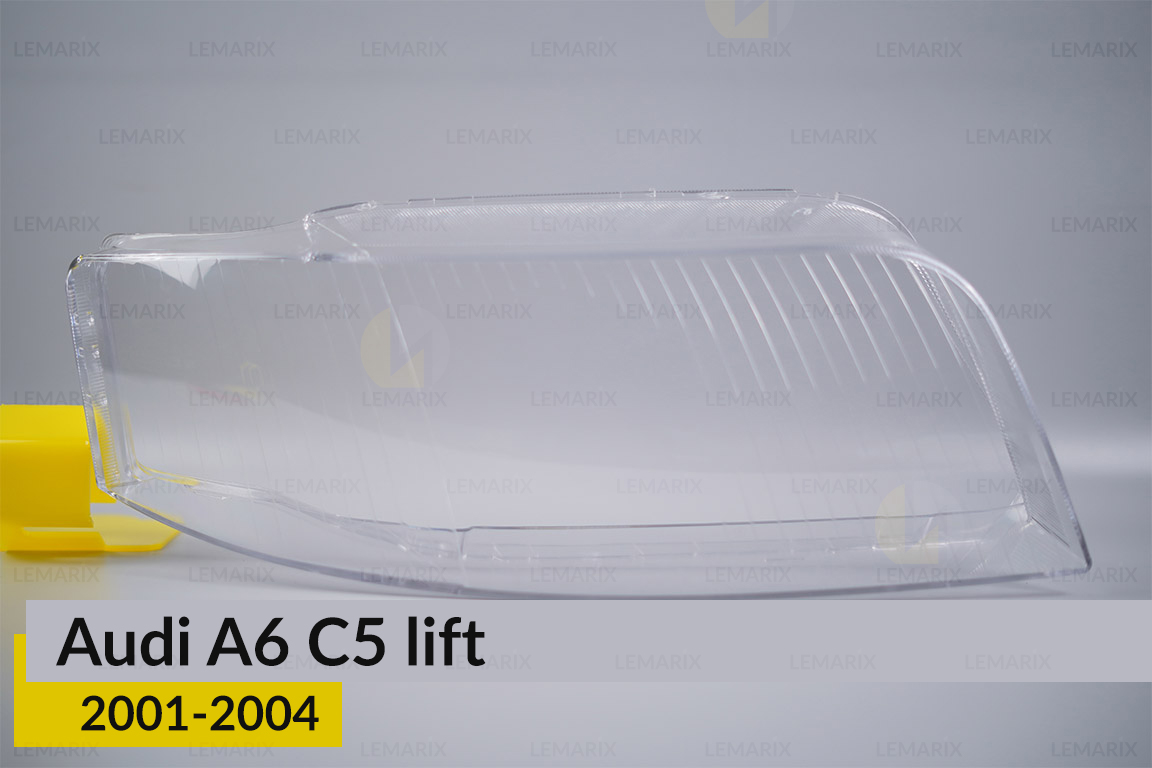 Скло фари Audi A6 C5 (2001-2004) рест праве
