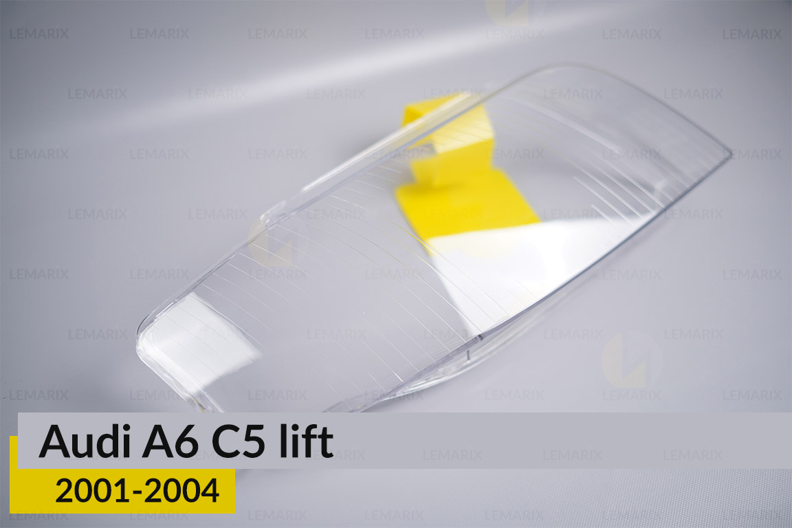 Скло фари Audi A6 C5 (2001-2004) рест праве