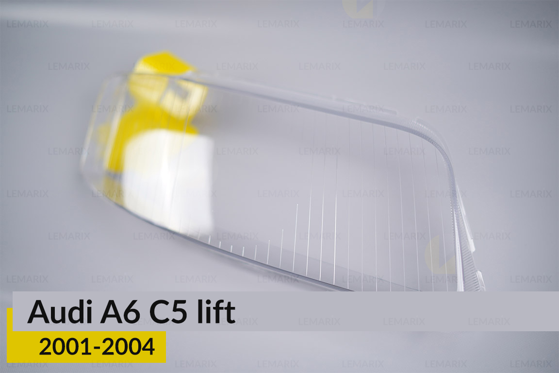 Скло фари Audi A6 C5 (2001-2004) рест праве