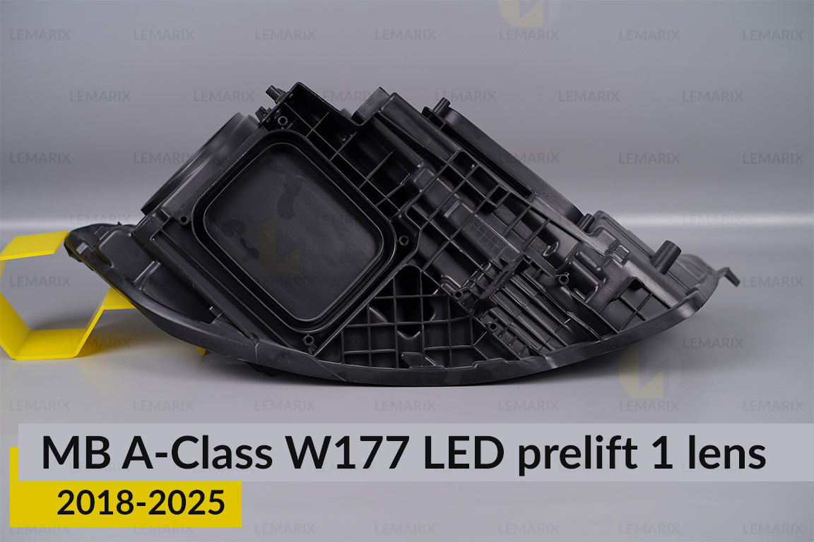 Корпус фари Mercedes-Benz A-Class W177 LED 1 лінза (2018-2025) дорест лівий