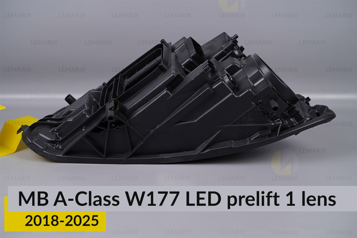 Корпус фари Mercedes-Benz A-Class W177 LED 1 лінза (2018-2025) дорест лівий