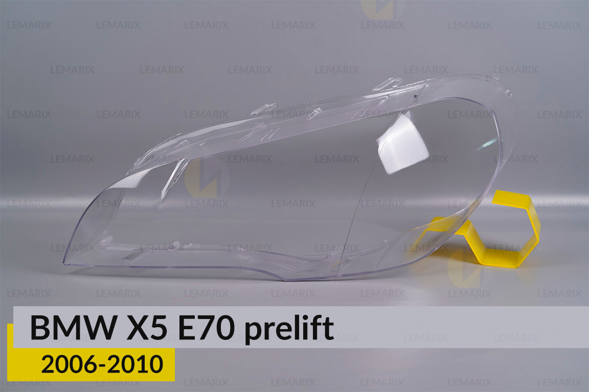Скло фари BMW X5 E70 (2006-2010) дорест ліве