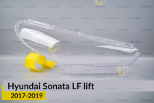 Стекло фары Hyundai Sonata LF (2017-2019) рест правое