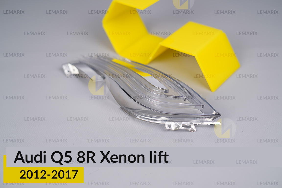 Хромований абажур фари Audi Q5 8R Xenon (2012-2017) рест лівий