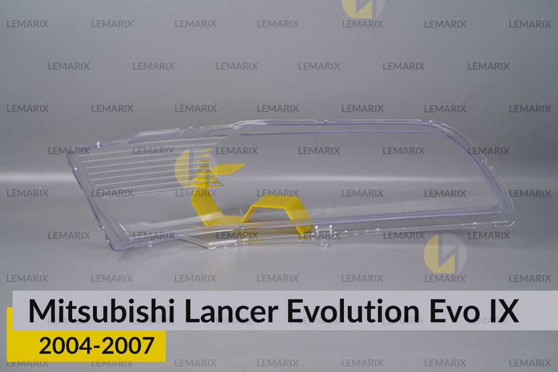 Скло фари Mitsubishi Lancer Evolution Evo IX (2004-2007) ліве