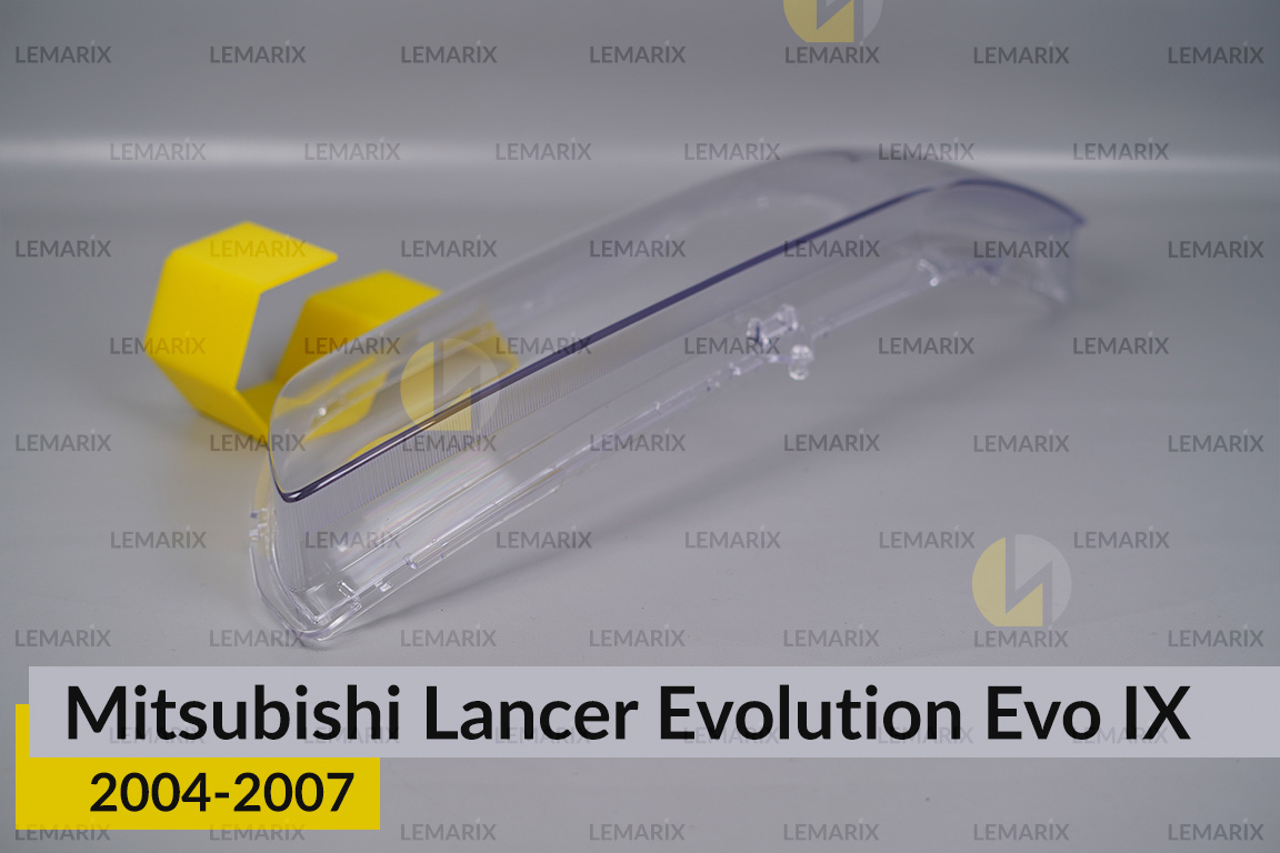 Скло фари Mitsubishi Lancer Evolution Evo IX (2004-2007) ліве