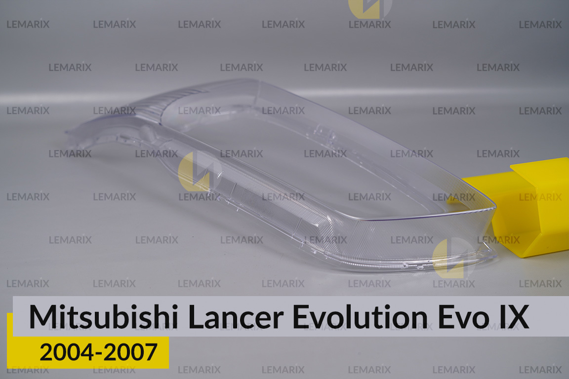 Скло фари Mitsubishi Lancer Evolution Evo IX (2004-2007) ліве