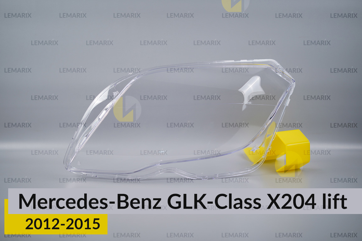Скло фари Mercedes-Benz GLK-Class X204 (2012-2015) рест ліве