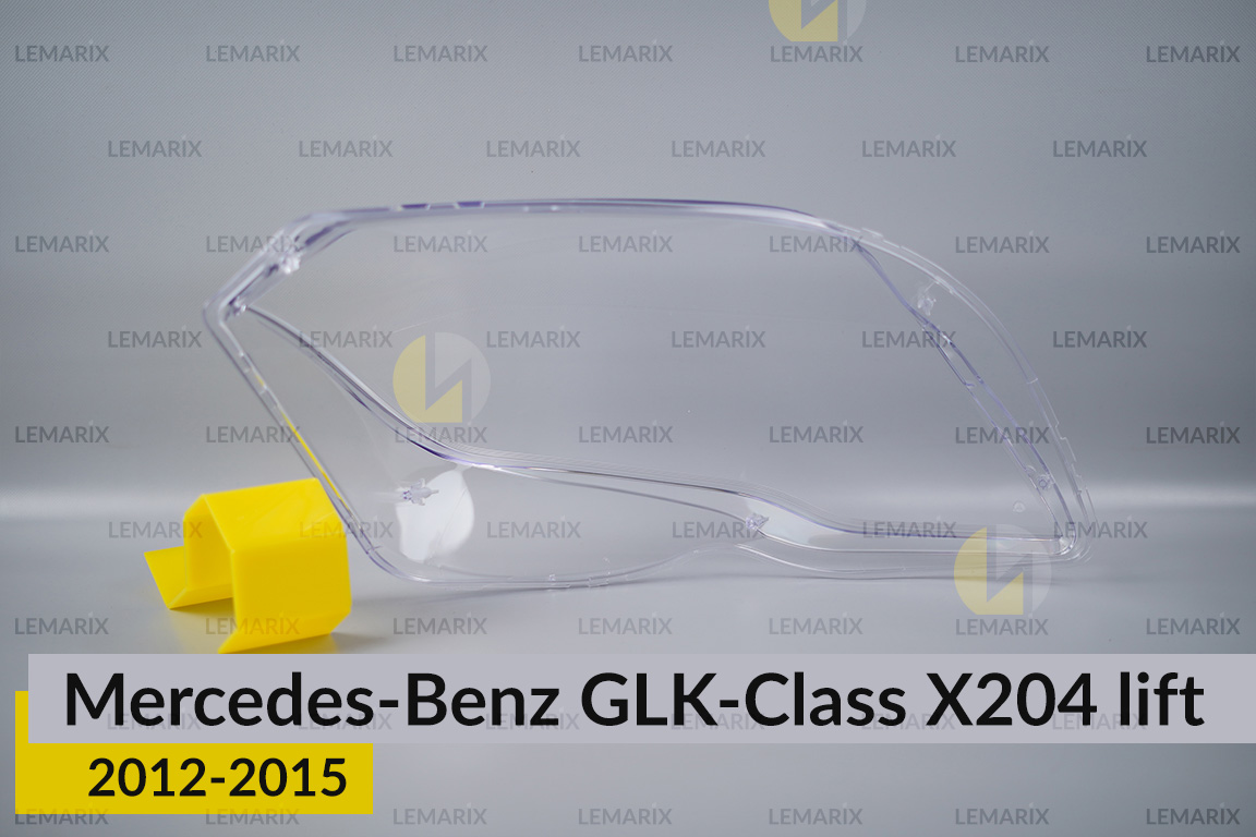 Скло фари Mercedes-Benz GLK-Class X204 (2012-2015) рест ліве