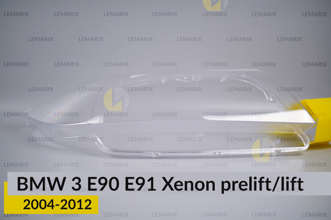 Скло фари BMW 3 E90 E91 Xenon (2004-2012) дорест/рест праве