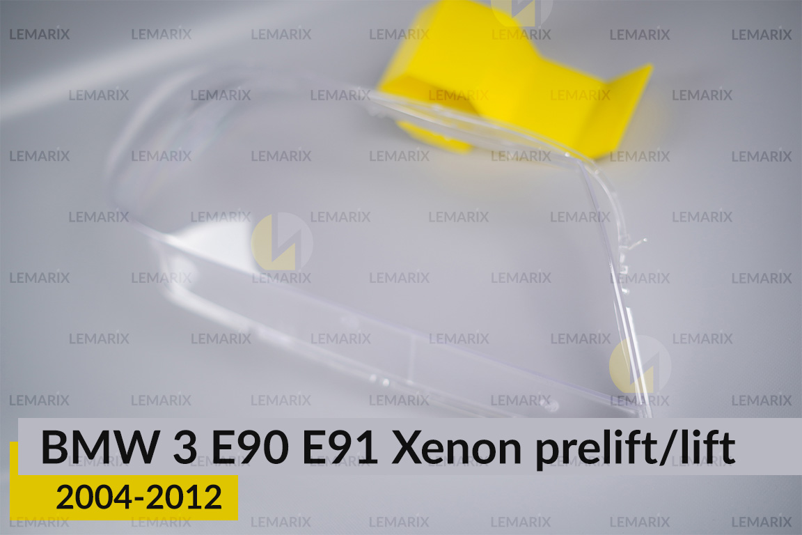 Скло фари BMW 3 E90 E91 Xenon (2004-2012) дорест/рест праве