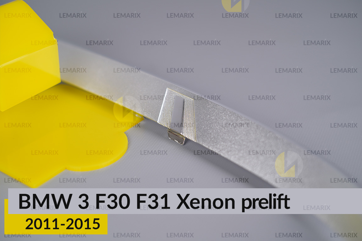 Хромована декоративна маска нижня BMW 3 F30 F31 Xenon (2011-2015) дорест права