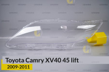 Скло фари Toyota Camry XV40 45 (2009-2011) рест ліве