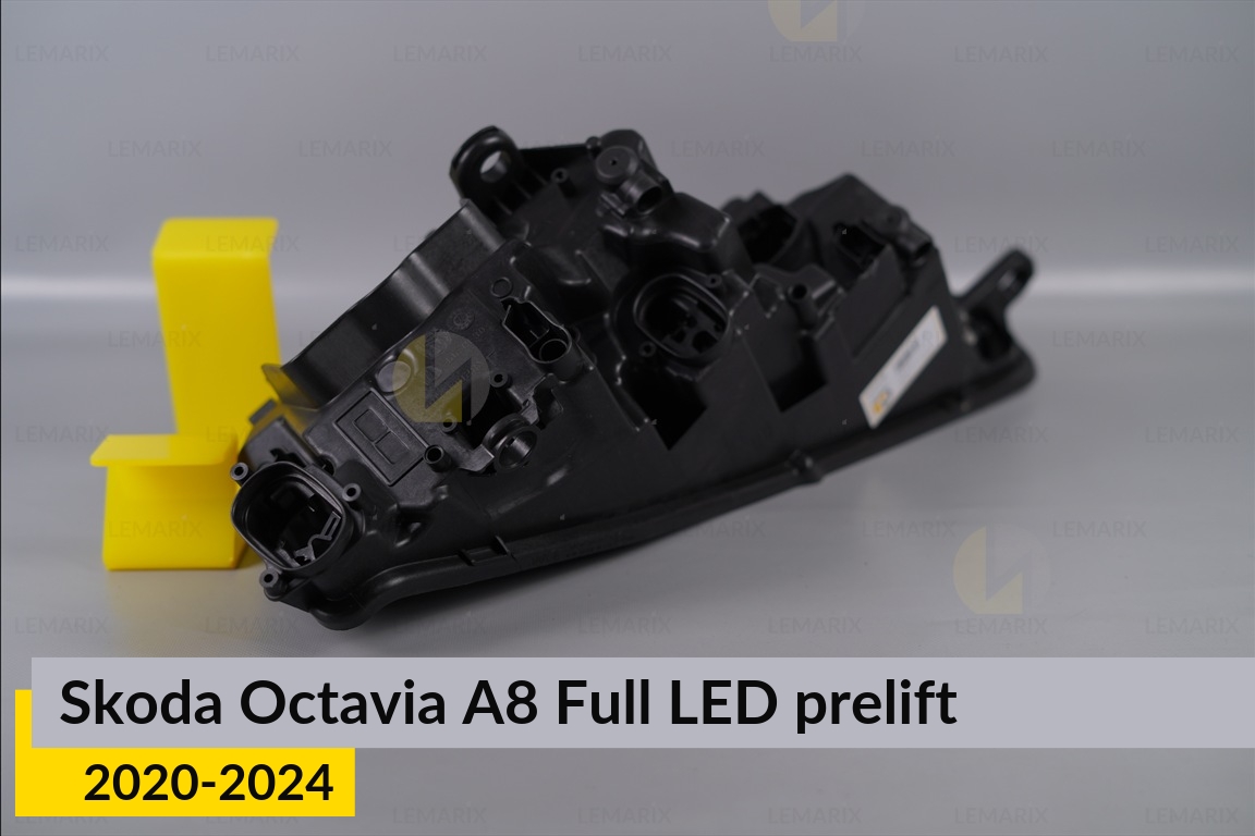 Корпус фари Skoda Octavia A8 Full LED (2020-2024) дорест правий