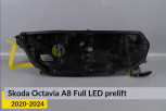 Корпус фари Skoda Octavia A8 Full LED (2020-2024) дорест правий