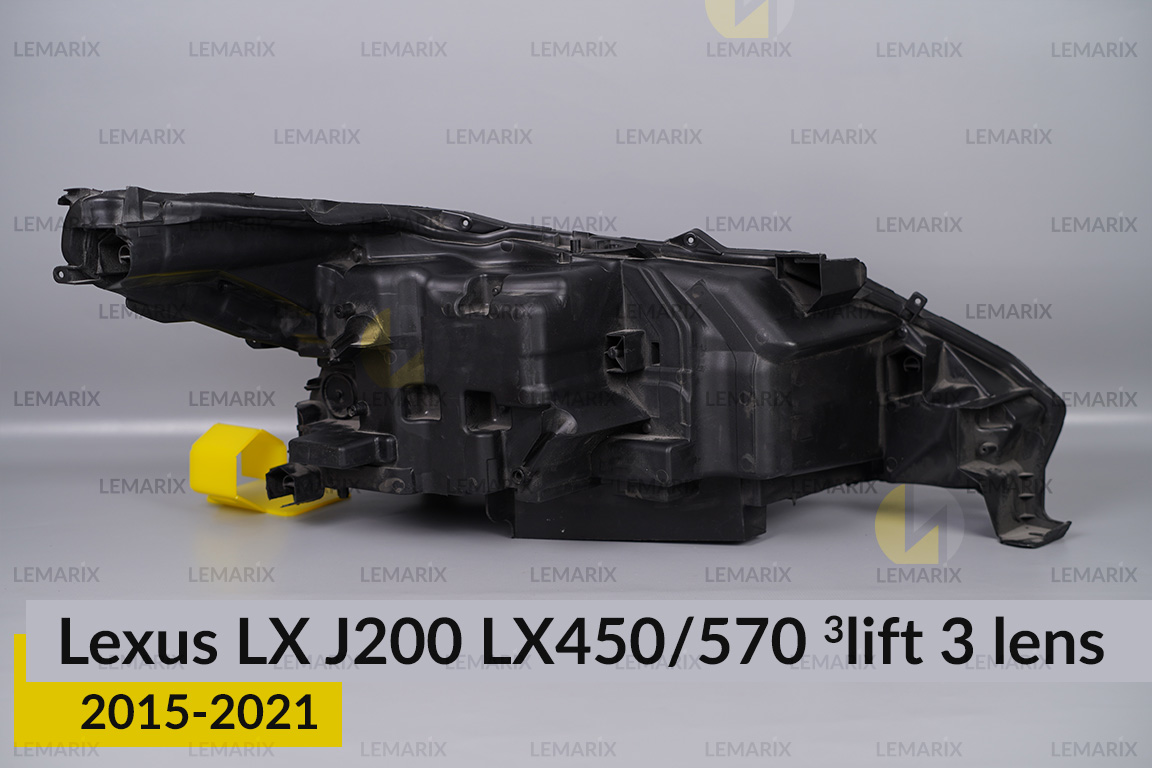 Корпус фари Lexus LX J200 LX450/570 3 лінзи (2015-2021) 3 рест лівий