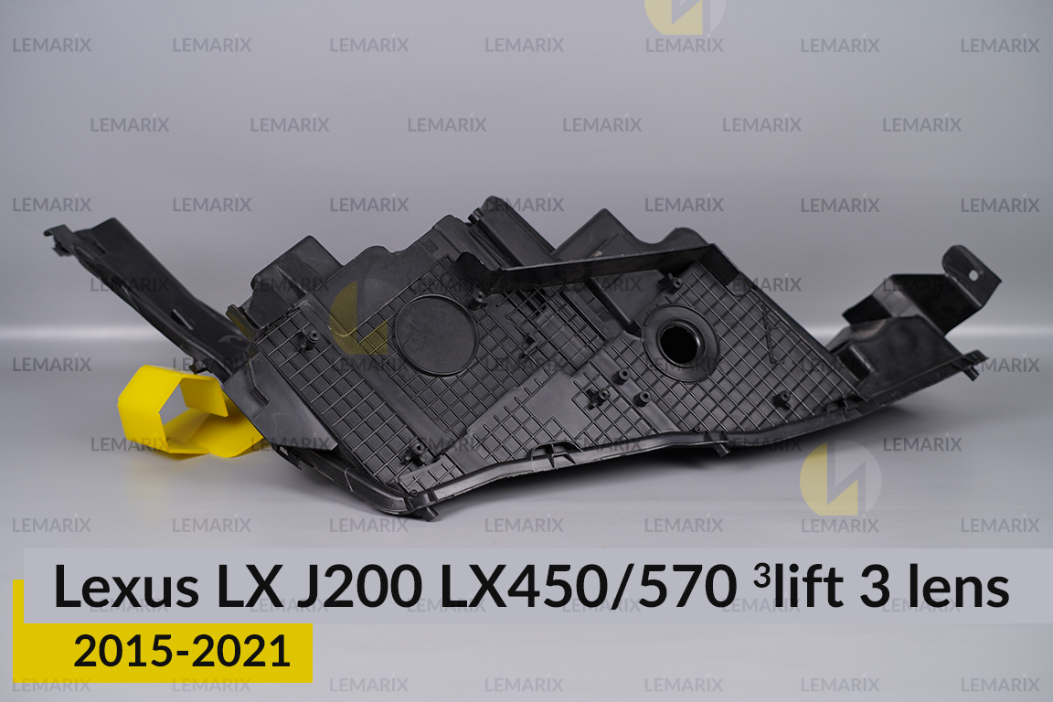 Корпус фари Lexus LX J200 LX450/570 3 лінзи (2015-2021) 3 рест лівий