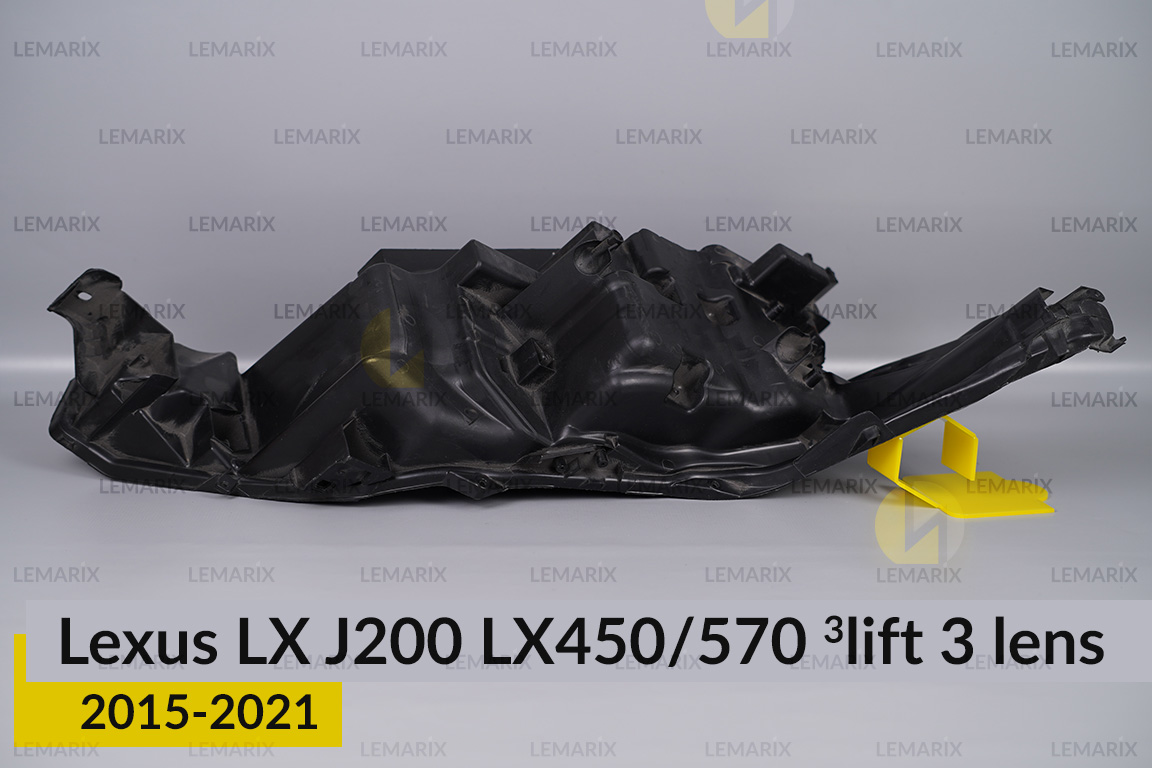 Корпус фари Lexus LX J200 LX450/570 3 лінзи (2015-2021) 3 рест лівий
