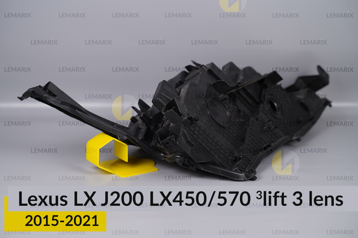 Корпус фари Lexus LX J200 LX450/570 3 лінзи (2015-2021) 3 рест лівий