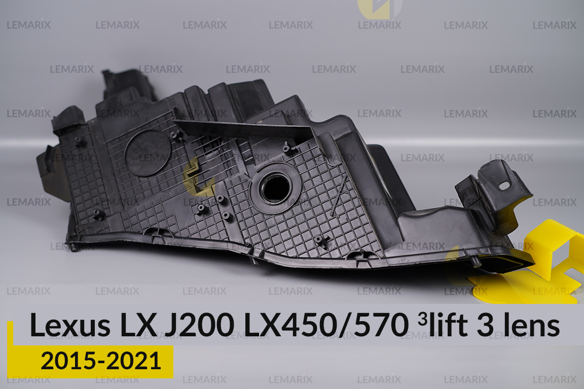 Корпус фари Lexus LX J200 LX450/570 3 лінзи (2015-2021) 3 рест лівий