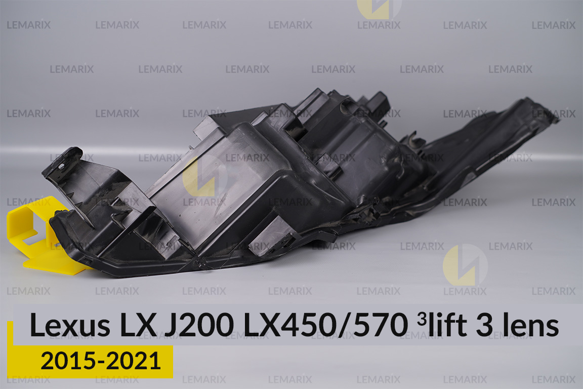Корпус фари Lexus LX J200 LX450/570 3 лінзи (2015-2021) 3 рест лівий