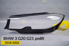 Скло фари BMW 3 G20 G21 (2018-2022) дорест ліве